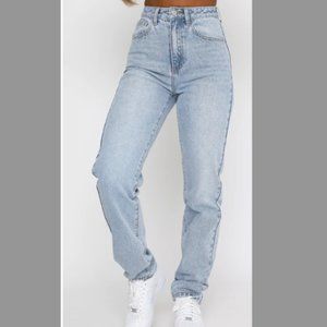 Who's That Girl Straight Leg Denim Jeans